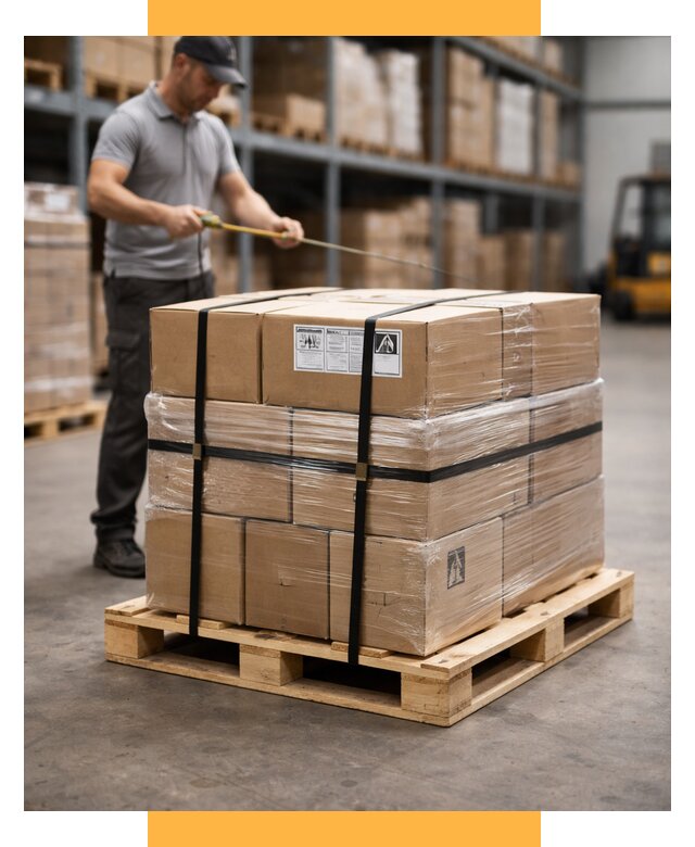 Упаковка и паллетирование грузов от 3555 р. | СетСервис-Гбк