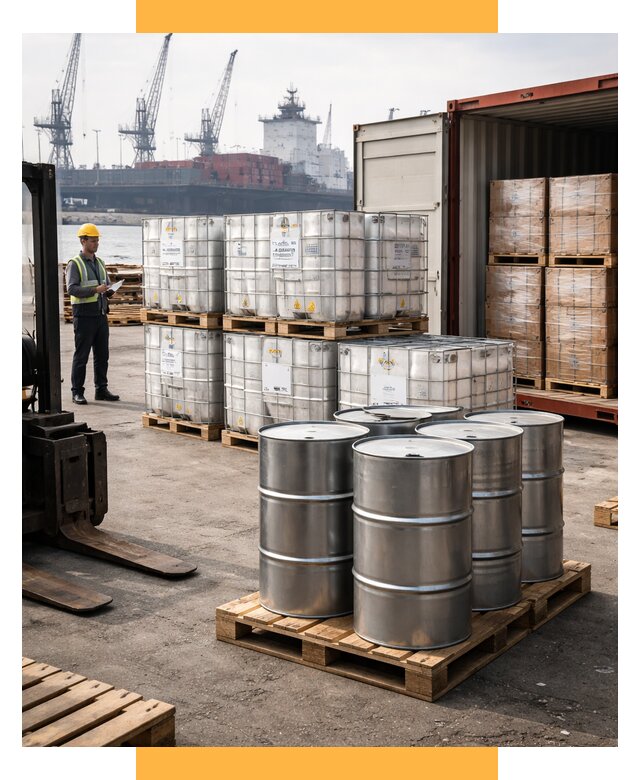 Доставка химического сырья из Индии от 253950 р. | СетСервис-Гбк