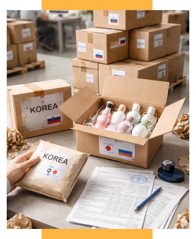 Доставка косметики из Кореи от 8634 р. под ключ | СетСервис-Гбк