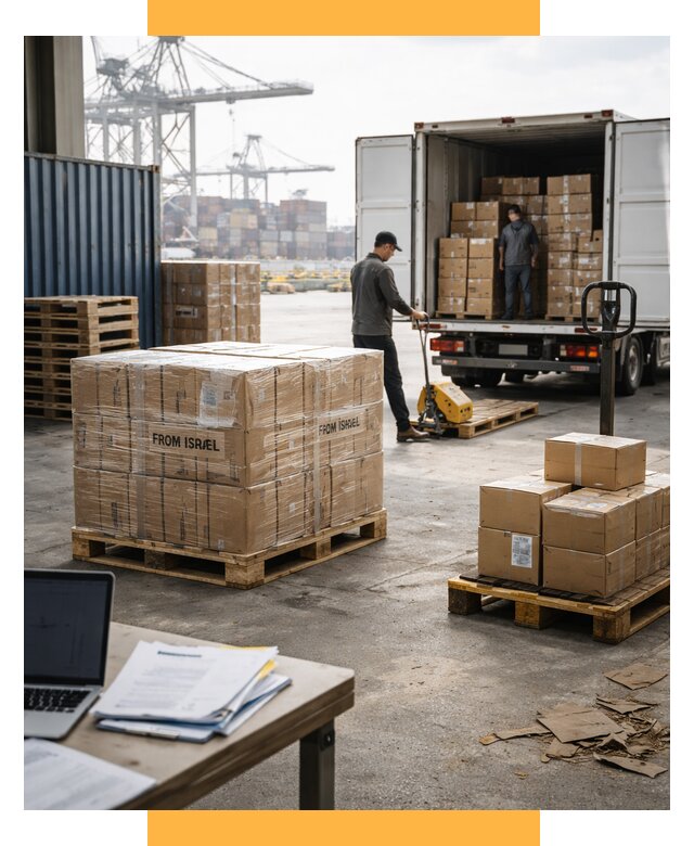 Доставка грузов из Израиля от 15237 р., логистика от СетСервис-Гбк