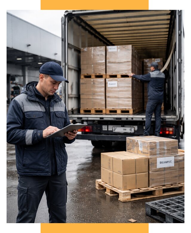 Доставка грузов из Беларуси от 15237 р. логистика СетСервис-Гбк