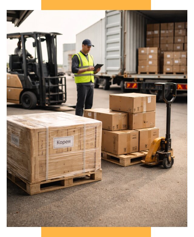Доставка грузов в Корею из России от 35553 р. | СетСервис-Гбк