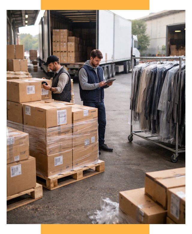 Перевозка и доставка одежды из Китая от 7619 р., СетСервис-Гбк