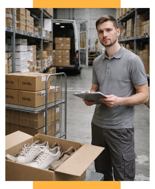 Доставка обуви из Китая и Турции от 4571 р. СетСервис-Гбк