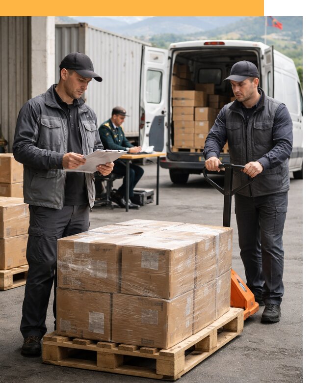 Доставка грузов через Армению, быстрая таможенная очистка от 25395